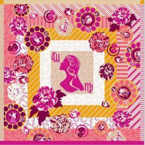 Digital Design personnalisé imprimé foulard carré de soie