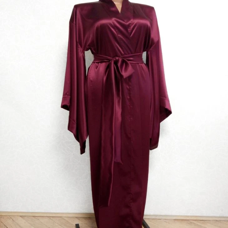 Robe kimono en soie populaire pour femme