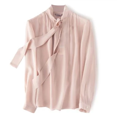 Chemisier en soie simple pour bureau dame