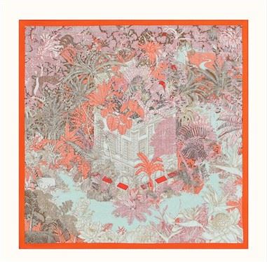 Bandana de tête de foulard en soie d'impression de conception professionnelle